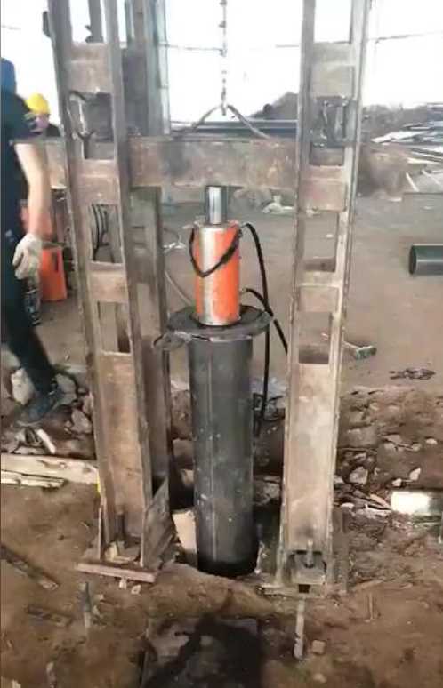 巢湖庐江县钢管桩加固